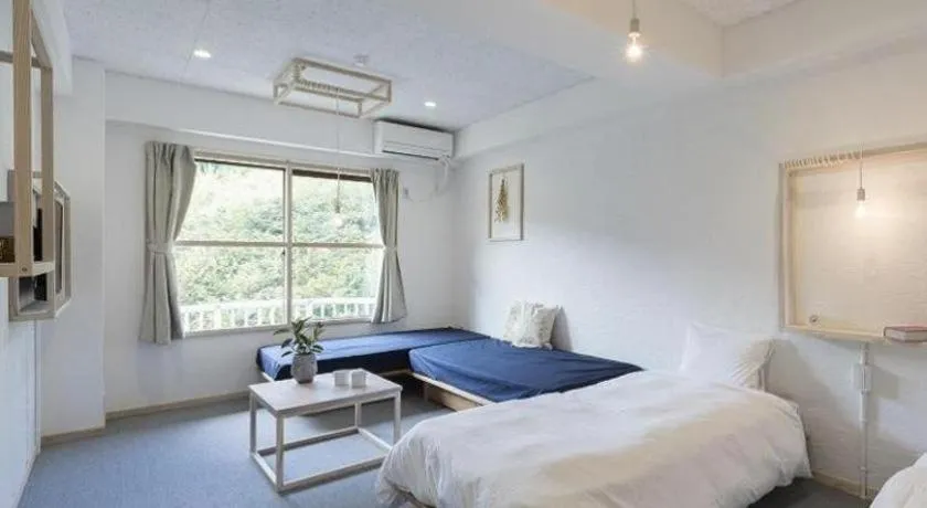 Bed in Muika Onsen Hotel