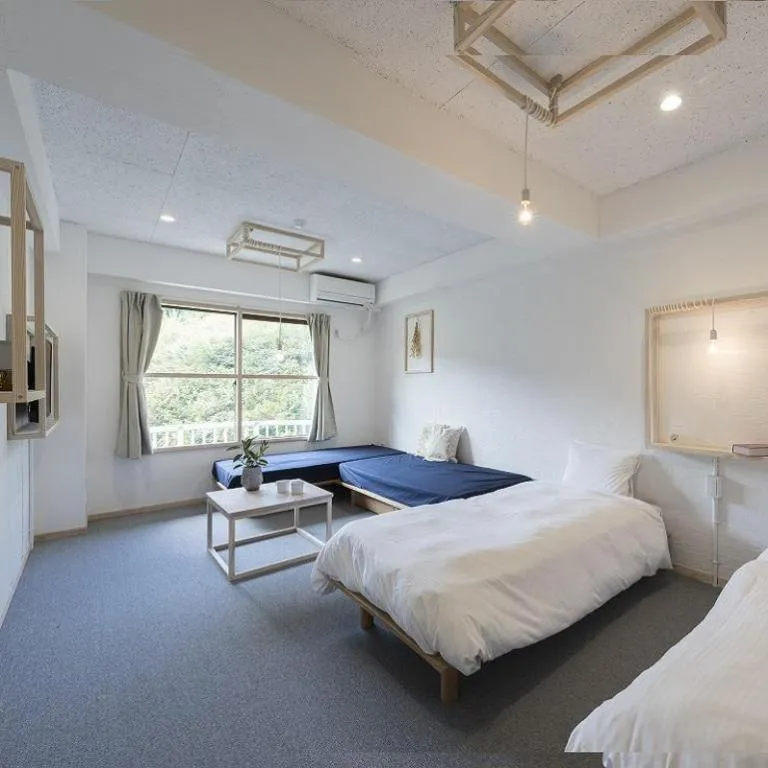 Bed in Muika Onsen Hotel