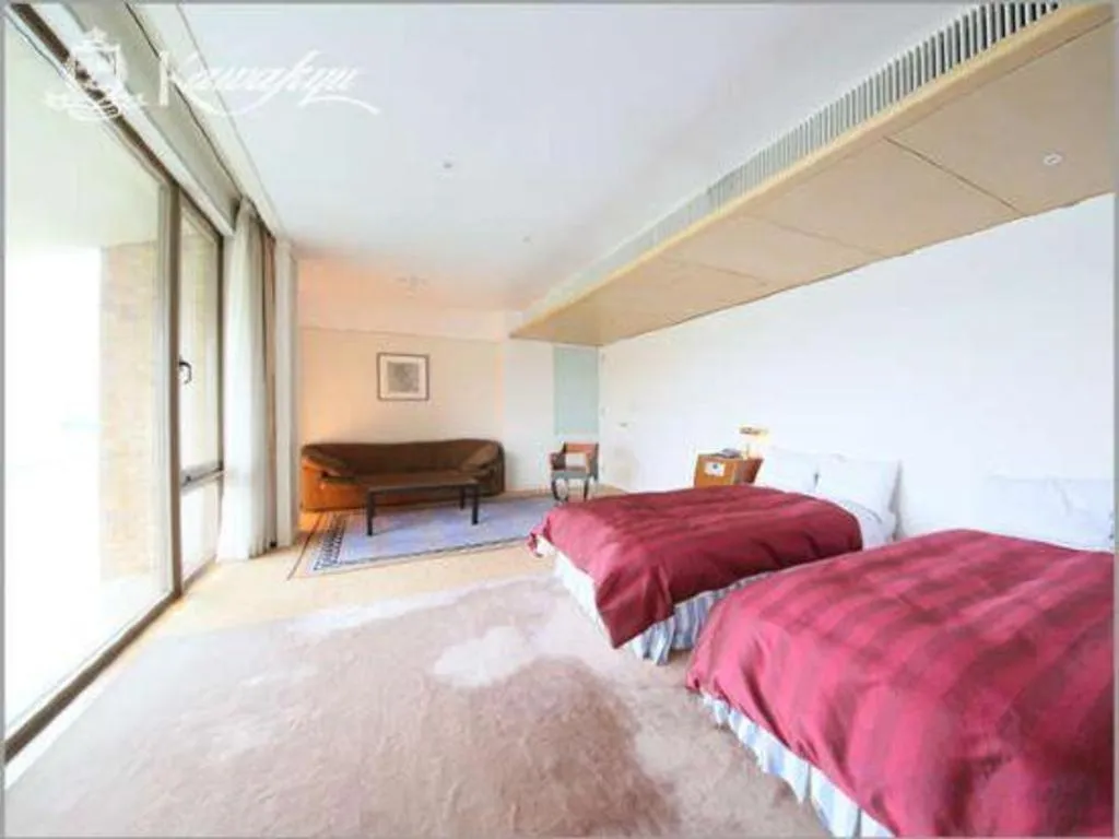 Bed in Hotel Kawakyu