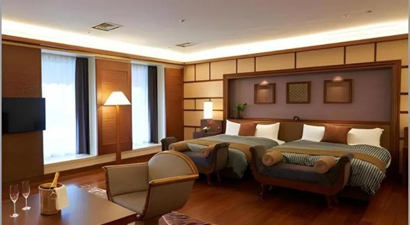 Bed in Hotel Kawakyu