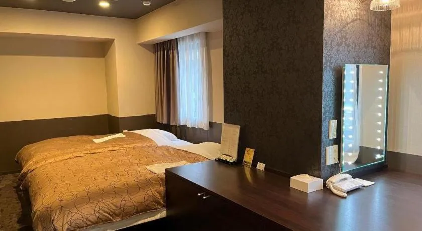 Bed in Hotel-Kyoto Base