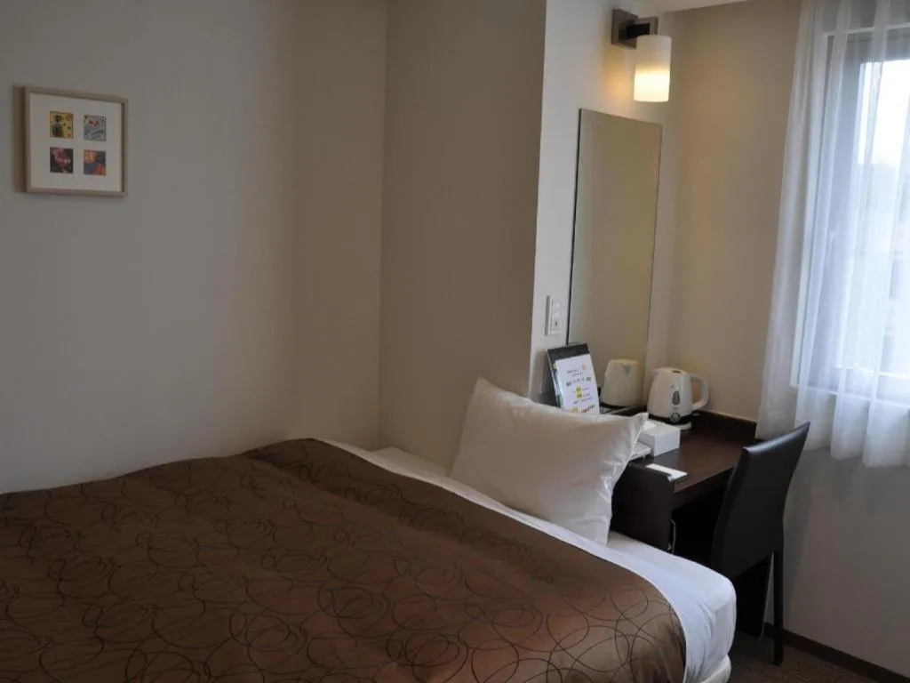 Bed in Hotel-Kyoto Base