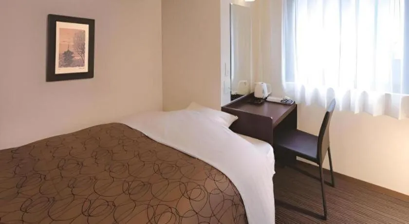 Bed in Hotel-Kyoto Base