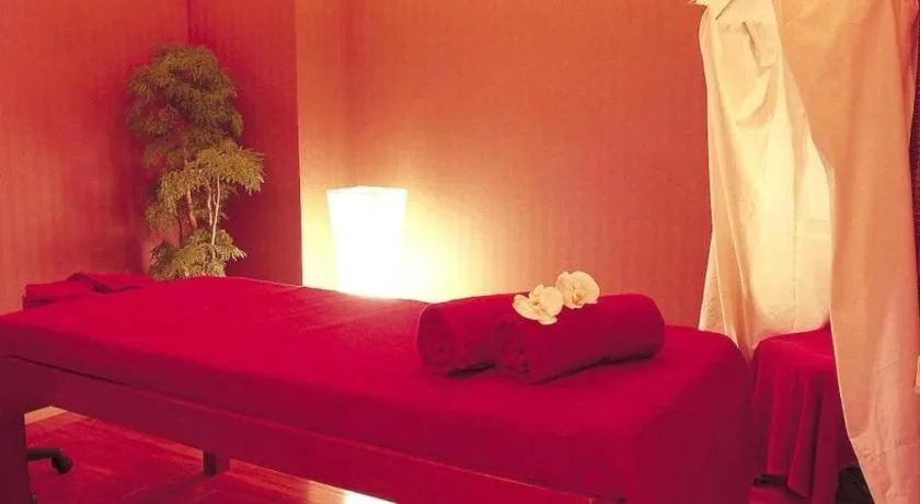 Bed in Hotel Takeshima