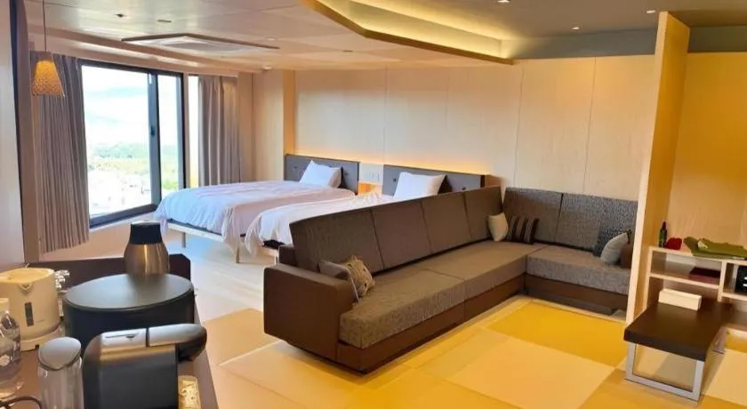 Bed in Hotel Matsumotoro