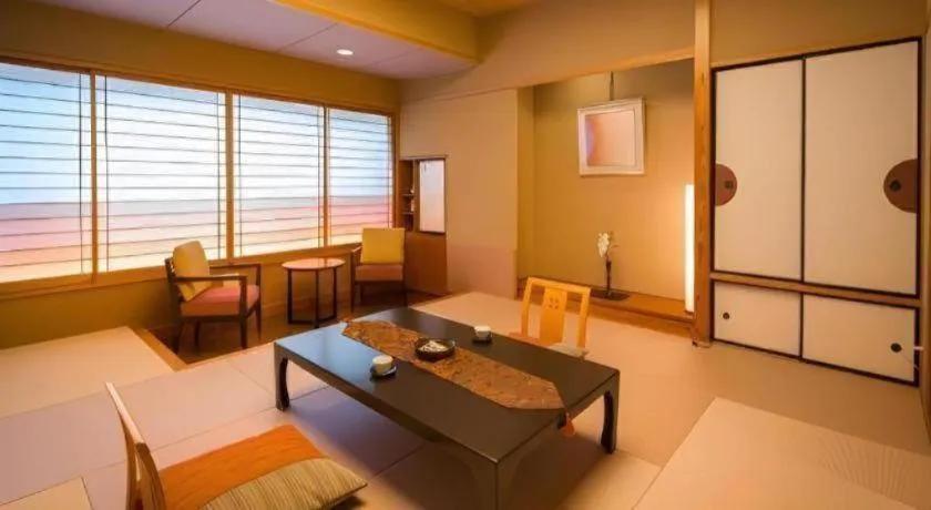 Bed in Hotel Matsumotoro