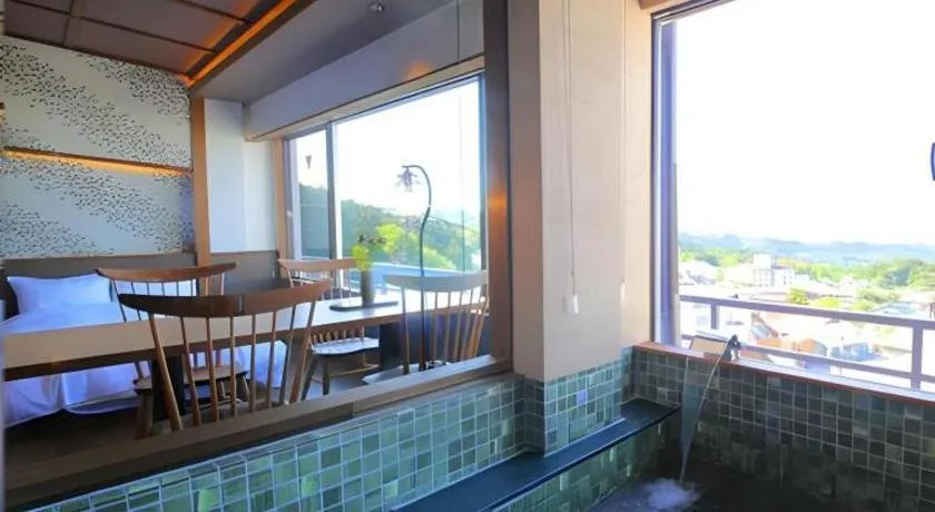 Bed in Hotel Matsumotoro