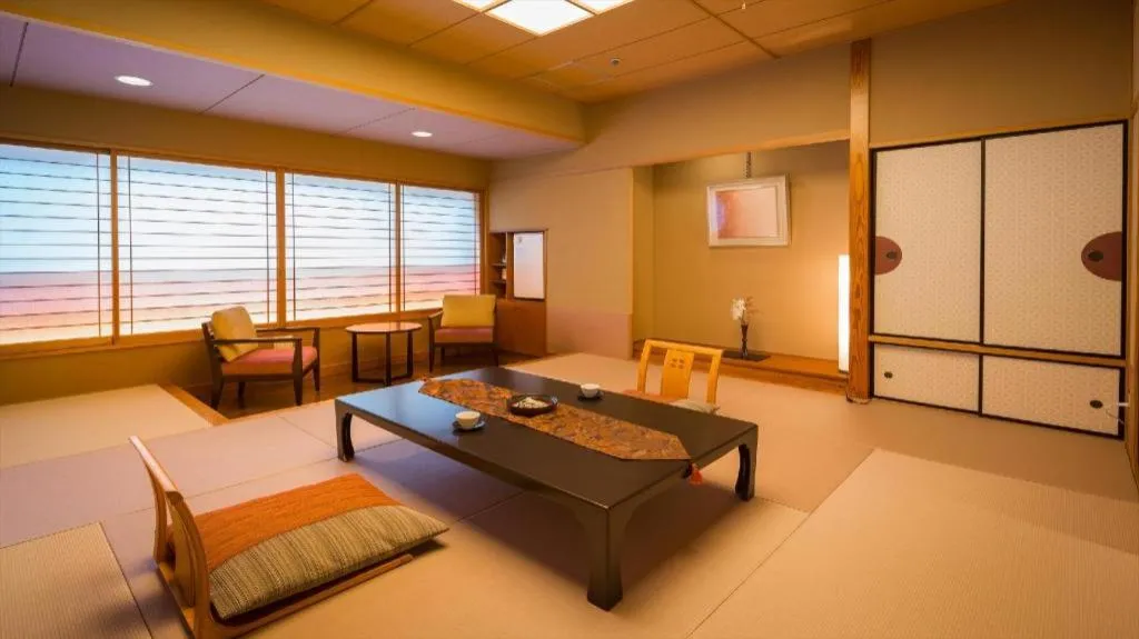 Bed in Hotel Matsumotoro