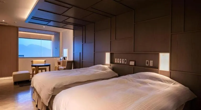 Bed in Hotel Matsumotoro