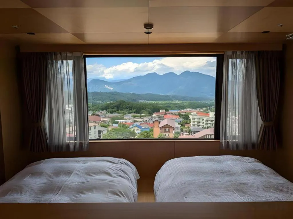 Bed in Hotel Matsumotoro