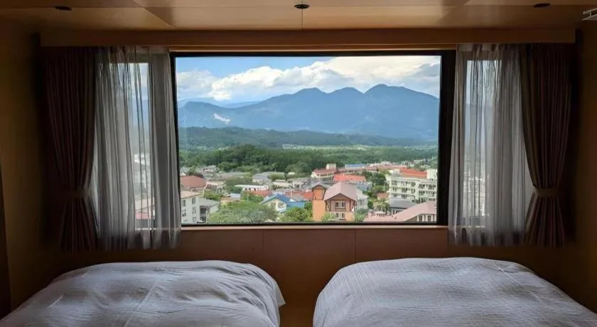 Bed in Hotel Matsumotoro