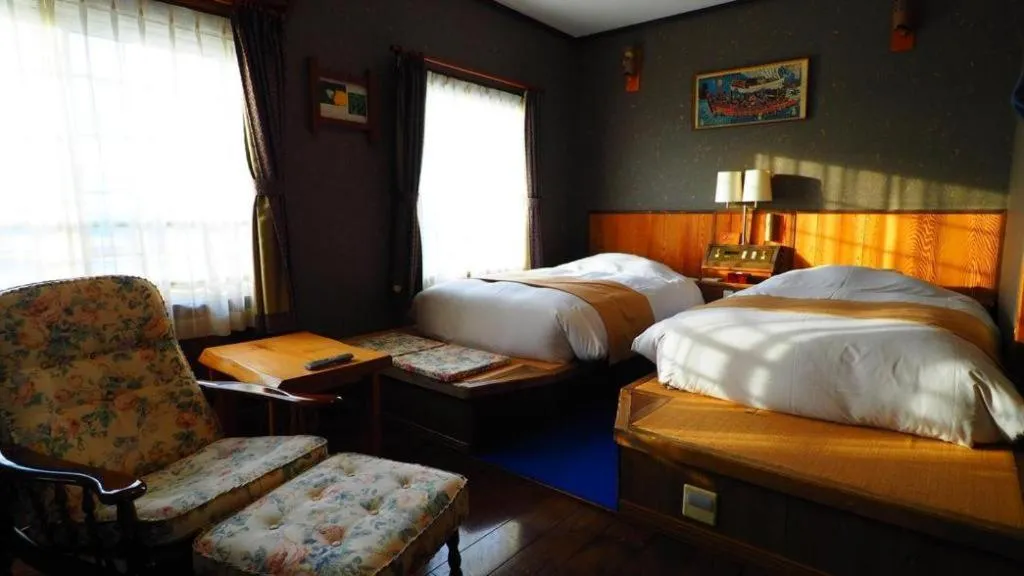 Bed in Auberge Kitano Dandan