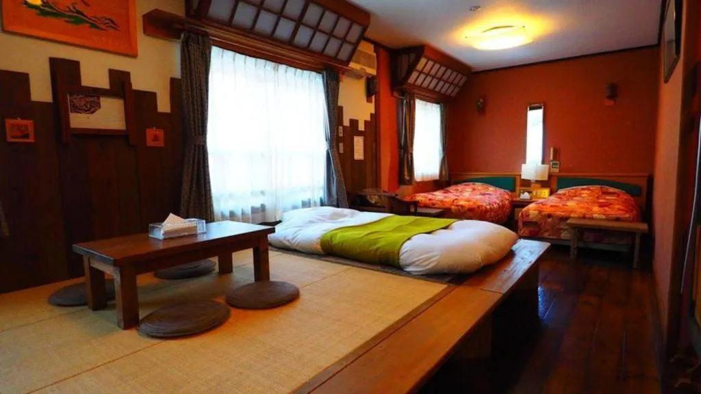 Bed in Auberge Kitano Dandan