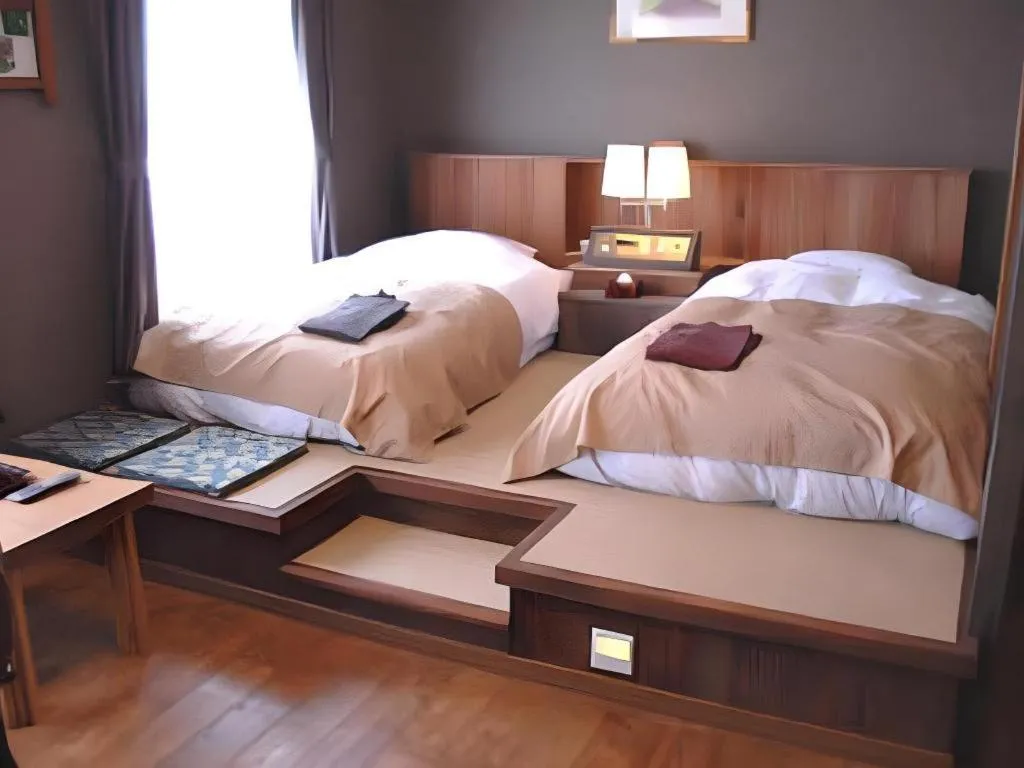 Bed in Auberge Kitano Dandan
