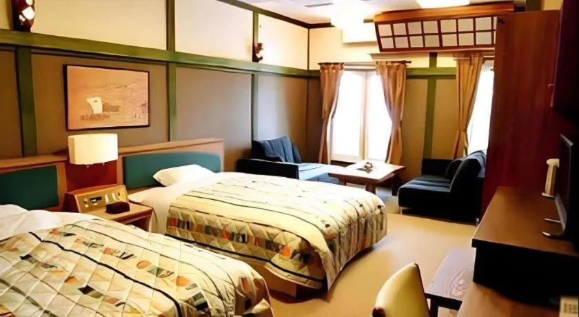 Bed in Auberge Kitano Dandan