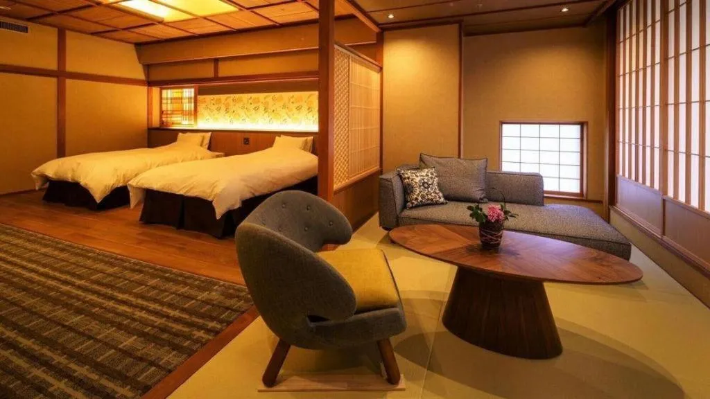 Bed in Shiratamano Yu Senkei