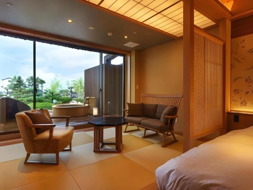 Bed in Shiratamano Yu Senkei