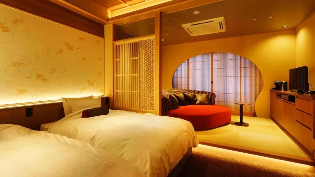 Bed in Shiratamano Yu Senkei