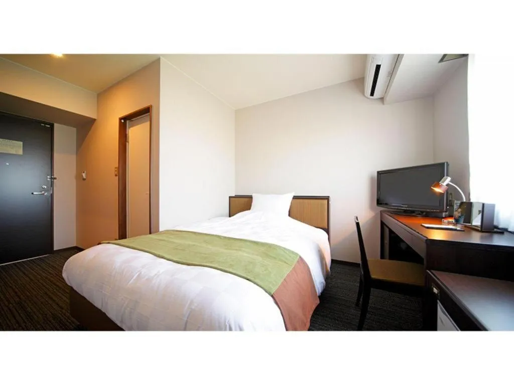 Bed in Green Hotel Yes Nagahama Minatokan
