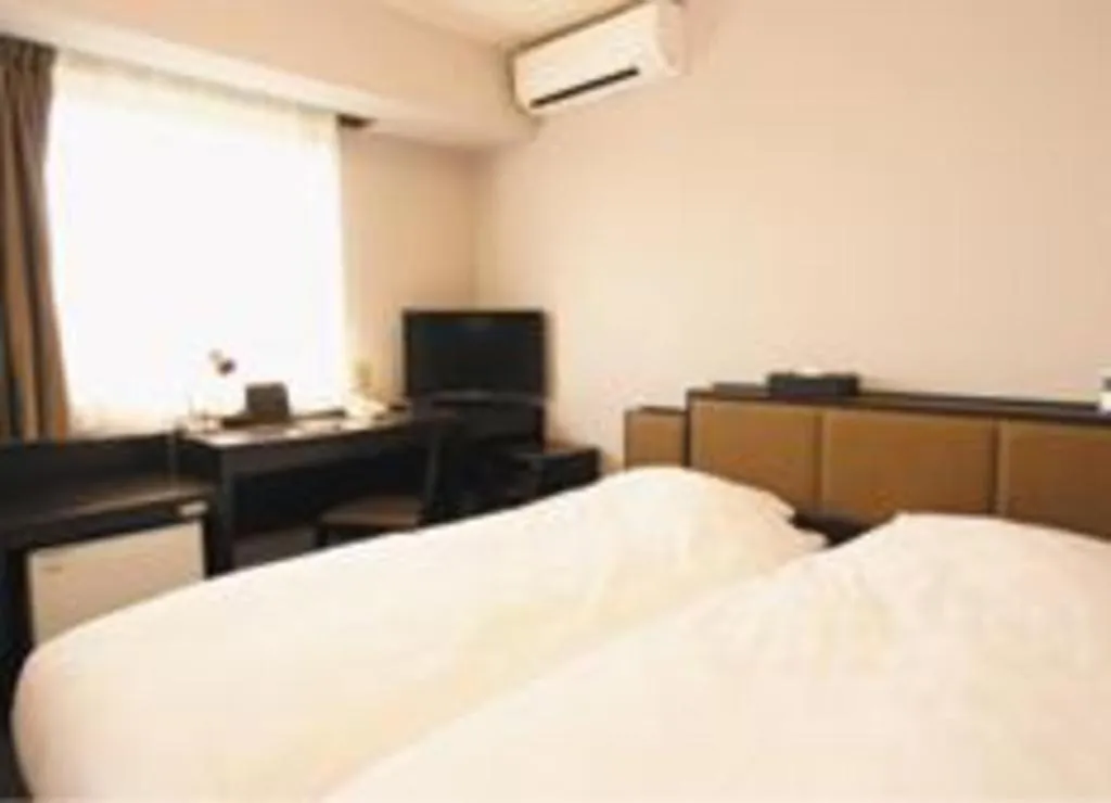 Bed in Green Hotel Yes Nagahama Minatokan