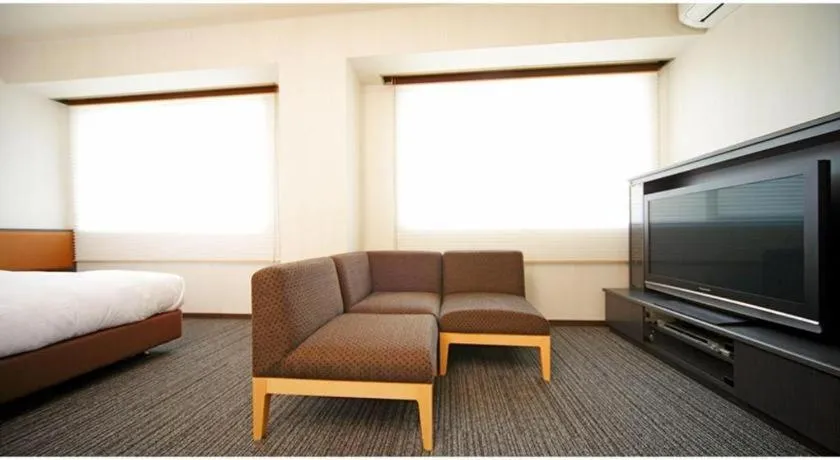 Bed in Green Hotel Yes Nagahama Minatokan