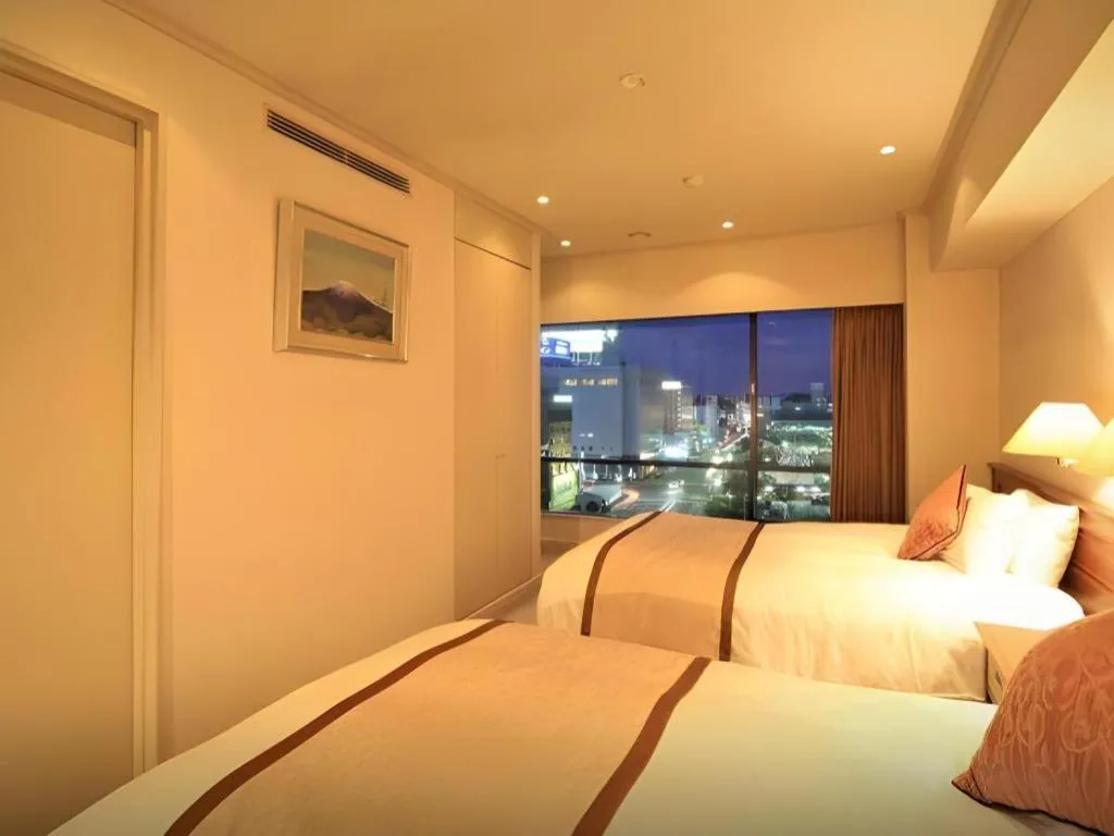 Bed in Hotel Harvest In Yonago