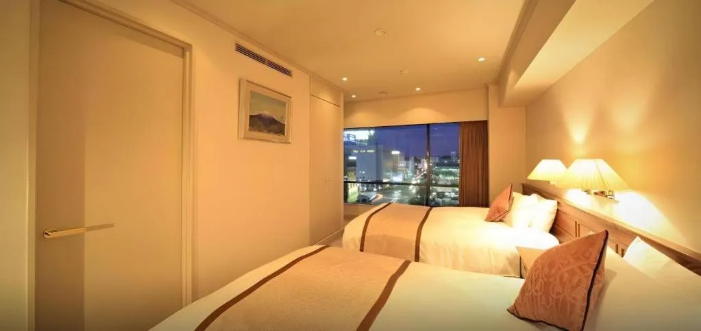 Bed in Hotel Harvest In Yonago