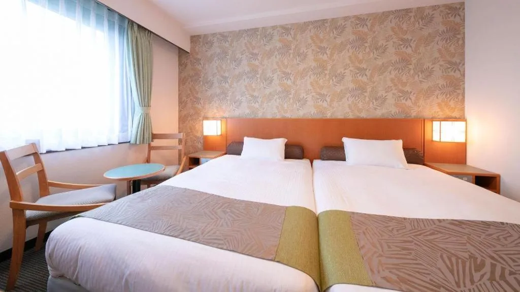 Bed in Green Hotel Yes Omihachiman