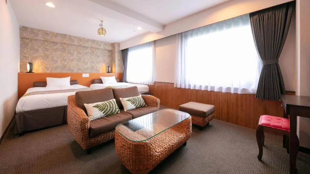 Bed in Green Hotel Yes Omihachiman