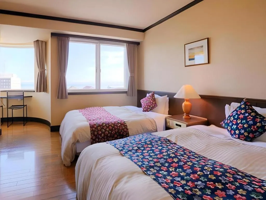 Bed in Otaru Furukawa Hotel