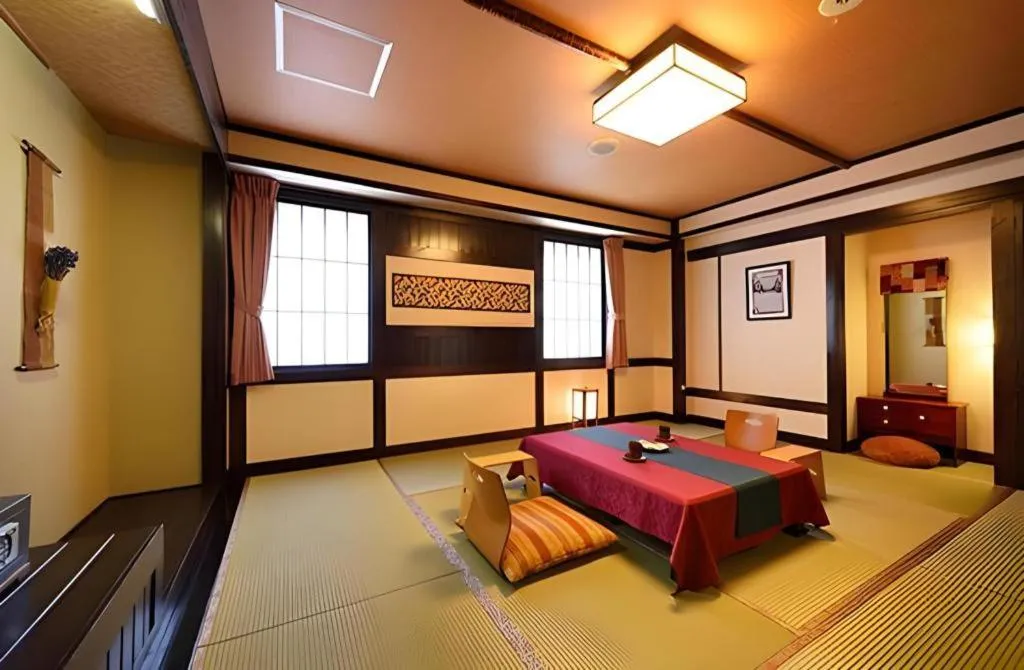 Bed in Otaru Furukawa Hotel