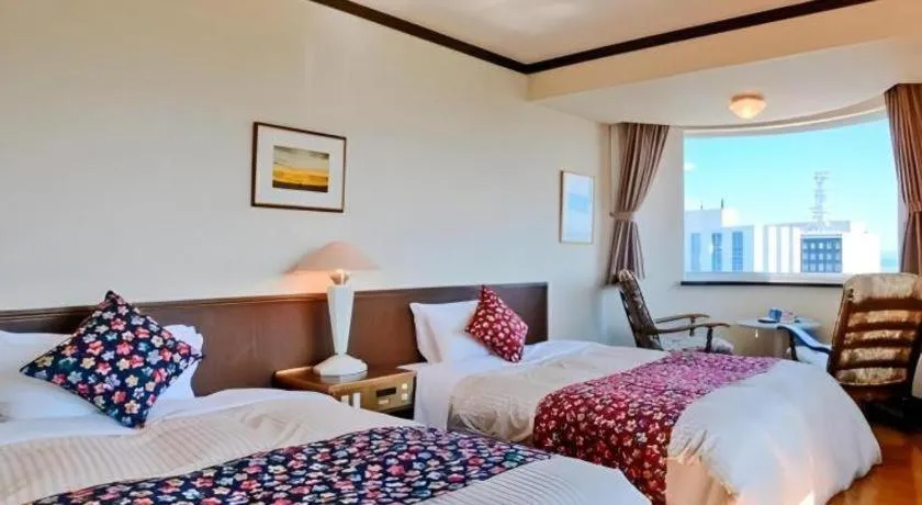 Bed in Otaru Furukawa Hotel