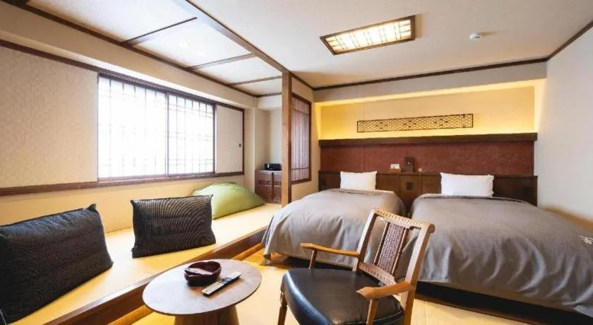 Bed in Otaru Furukawa Hotel