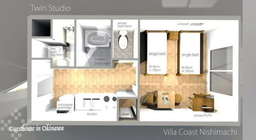 Villa Coast Nishimachi - Guesthouse in Okinawa