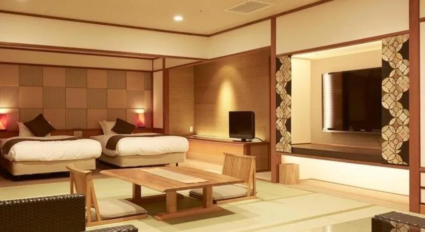 Bed in Hotel Kogure
