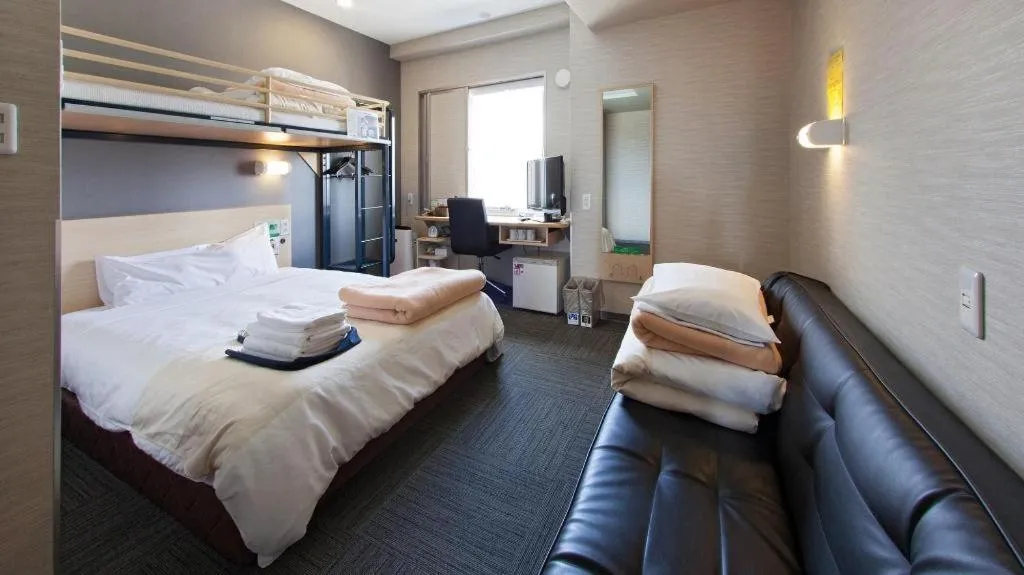 Bed in Super Hotel Arai-Niigata