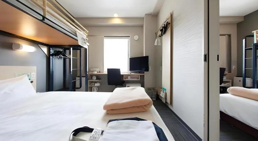 Bed in Super Hotel Arai-Niigata