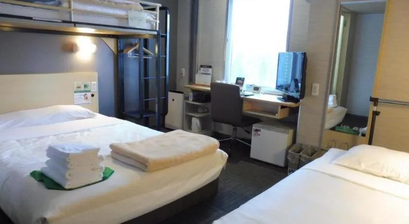 Bed in Super Hotel Arai-Niigata