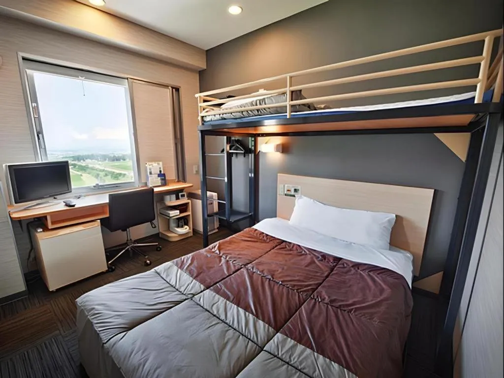 Bed in Super Hotel Arai-Niigata