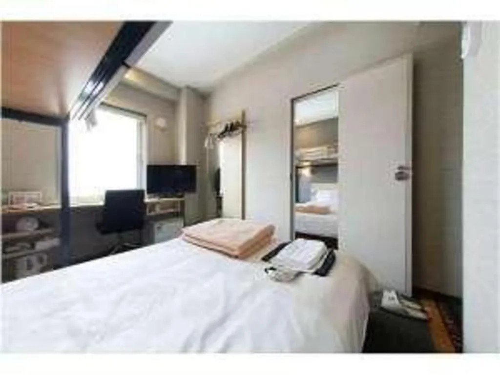 Bed in Super Hotel Arai-Niigata