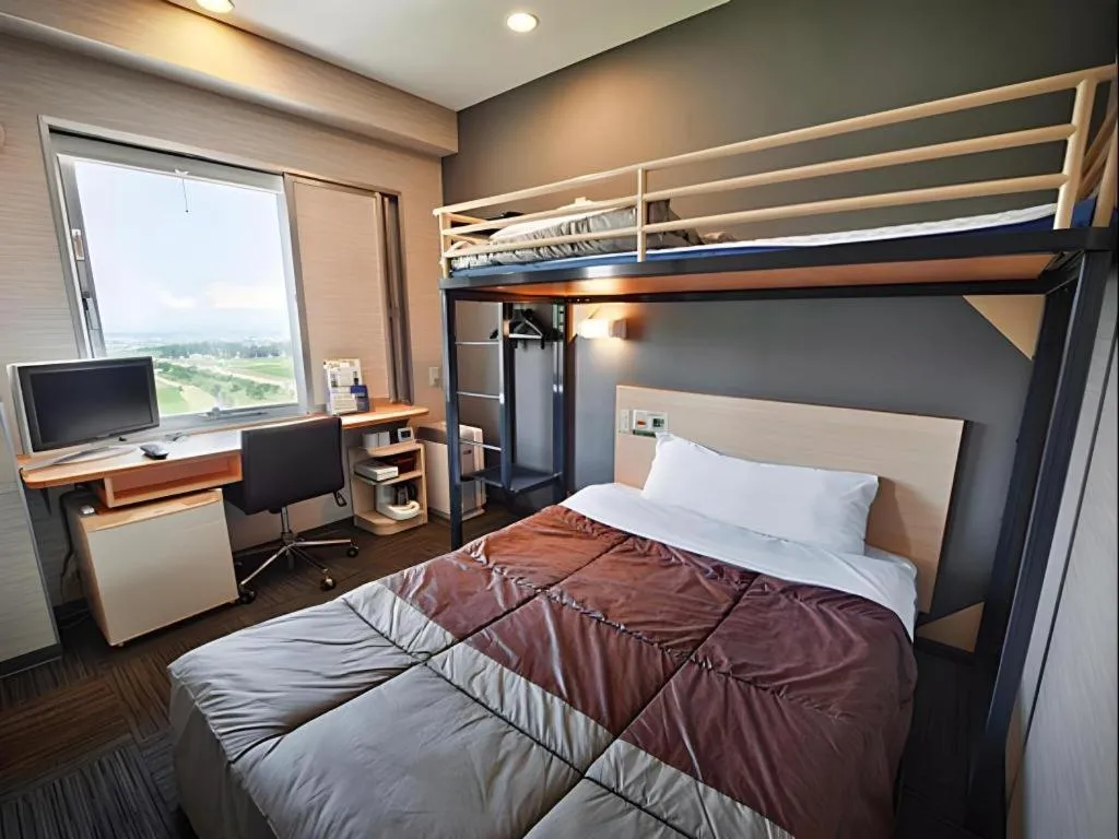 Bed in Super Hotel Arai-Niigata