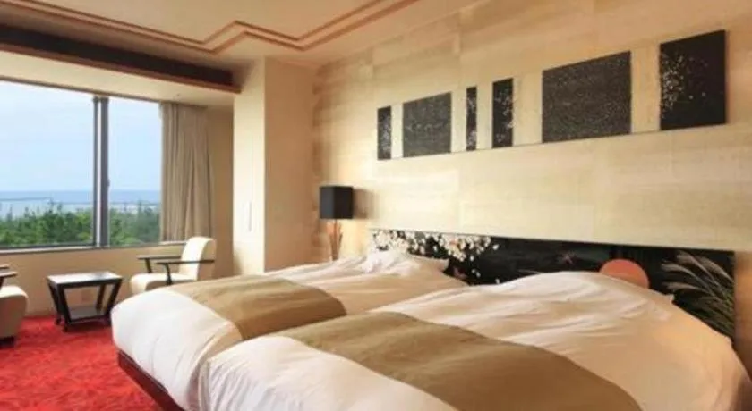 Bed in Centurion Hotel Technoport Fukui- Artificial Radium Hot Spring