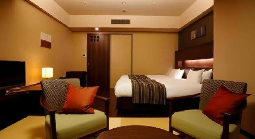 Bed in Hotel Wellseason Hamanako