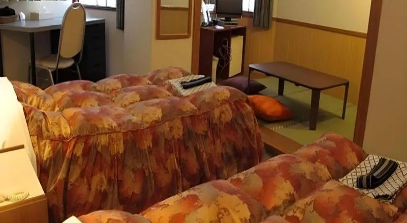 Bed in Mimatsu Hotel