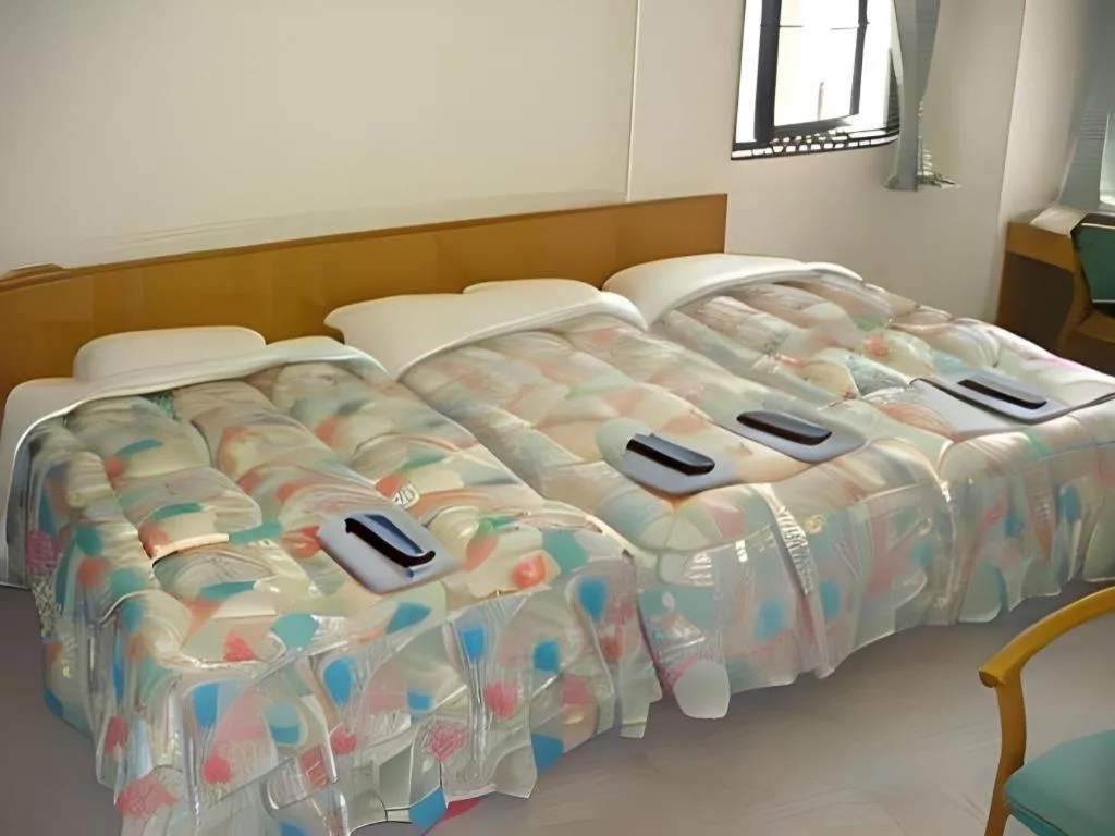 Bed in Mimatsu Hotel