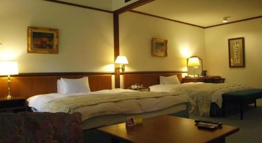 Bed in Hakkoda Hotel