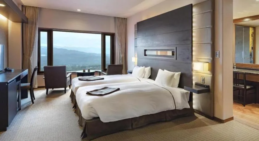 Bed in Akakura Kanko Hotel