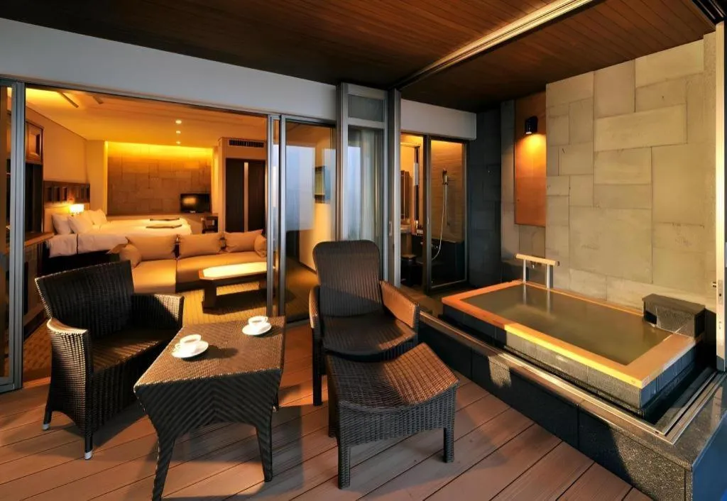 Bed in Akakura Kanko Hotel