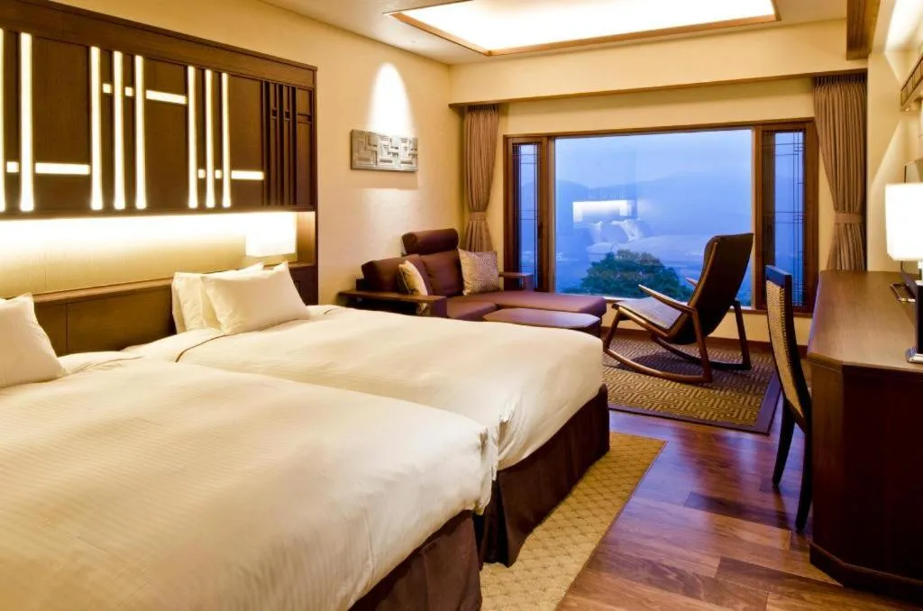 Bed in Akakura Kanko Hotel