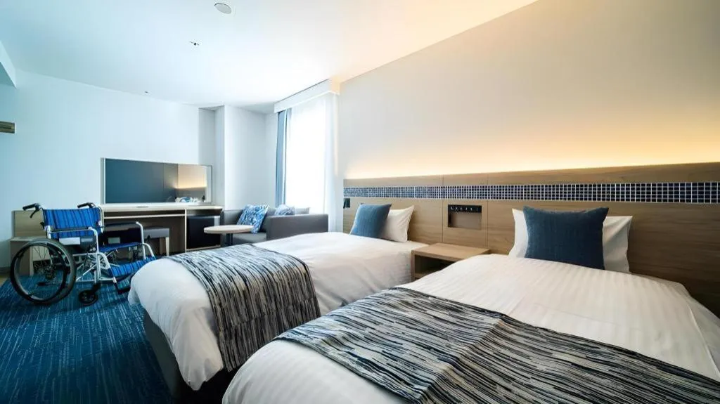 Bed in Goto Tsubaki Hotel